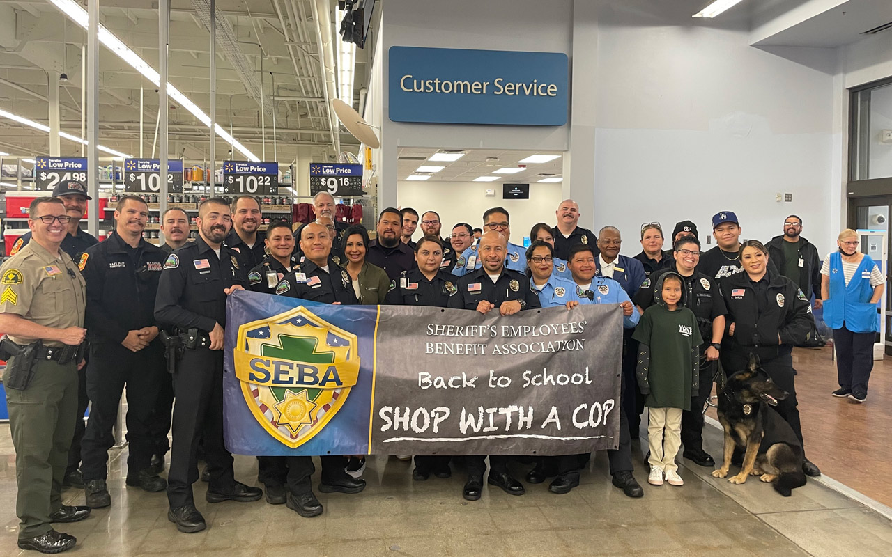 San Manuel Sponsors SEBA’s Shop with A Cop Program