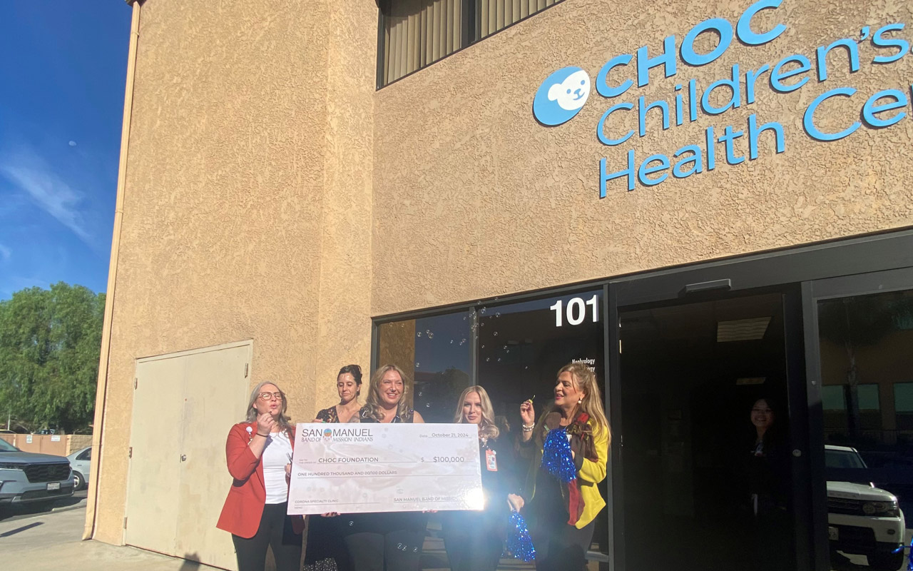 Picture for San Manuel Donates $100,000 to CHOC For Specialty Clinic